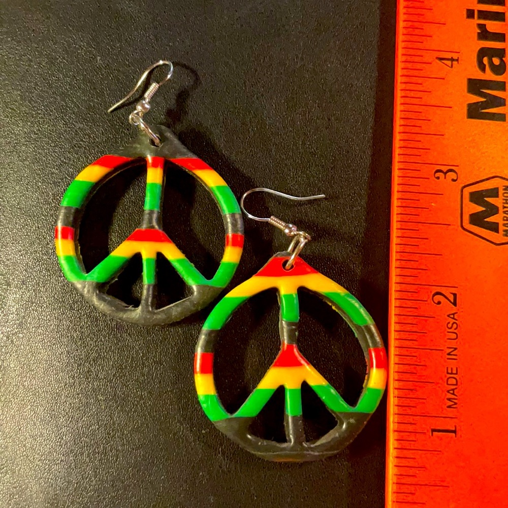 Peace earrings New without tags